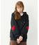 LOVE HEART ELBOW SWEAT HOODIE