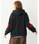 LOVE HEART ELBOW SWEAT HOODIE