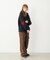 LOVE HEART ELBOW SWEAT HOODIE