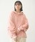 LOVE HEART ELBOW SWEAT HOODIE