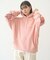 LOVE HEART ELBOW SWEAT HOODIE