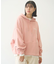 LOVE HEART ELBOW SWEAT HOODIE