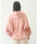 LOVE HEART ELBOW SWEAT HOODIE