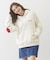 LOVE HEART ELBOW SWEAT HOODIE