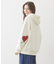 LOVE HEART ELBOW SWEAT HOODIE