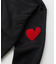 LOVE HEART ELBOW SWEAT HOODIE