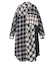 PLAID PATCHWORK SHIRT DRESS