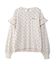 FRILL HEART WAFFLE TOP