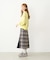 PLAID PANEL SKIRT