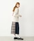 PLAID PANEL SKIRT