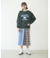 PLAID PANEL SKIRT