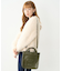 SQUARE PIPING SHOULDER BAG