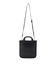 SQUARE PIPING SHOULDER BAG