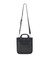 SQUARE PIPING SHOULDER BAG