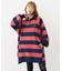 STRIPED TUNIC SWEATSHIRT