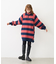 STRIPED TUNIC SWEATSHIRT