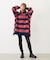 STRIPED TUNIC SWEATSHIRT