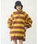 STRIPED TUNIC SWEATSHIRT