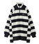 STRIPED TUNIC SWEATSHIRT