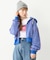 OVERLOCK STICHED ZIP UP HOODIE