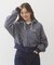 OVERLOCK STICHED ZIP UP HOODIE