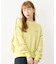 OVERLOCK STICHED SWEAT TOP
