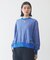 OVERLOCK STICHED SWEAT TOP