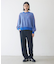 OVERLOCK STICHED SWEAT TOP