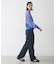 OVERLOCK STICHED SWEAT TOP