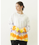 TIE DYED JAGGED PATTERN L/S TEE