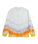 TIE DYED JAGGED PATTERN L/S TEE