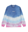 TIE DYED JAGGED PATTERN L/S TEE