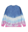 TIE DYED JAGGED PATTERN L/S TEE