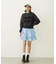 CUT-OUT LOGO SHORT SWEAT TOP