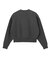 CUT-OUT LOGO SHORT SWEAT TOP