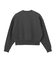 CUT-OUT LOGO SHORT SWEAT TOP