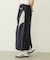 LINE PIPING LONG SKIRT