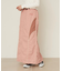 LINE PIPING LONG SKIRT