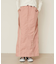 LINE PIPING LONG SKIRT