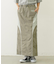 LINE PIPING LONG SKIRT