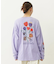 FLOWER PRINT WIDE L/S TEE