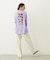 FLOWER PRINT WIDE L/S TEE