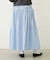 GINGHAM CHECK VOLUME SKIRT