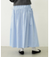 GINGHAM CHECK VOLUME SKIRT