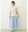 GINGHAM CHECK VOLUME SKIRT