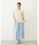 GINGHAM CHECK VOLUME SKIRT