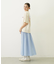 GINGHAM CHECK VOLUME SKIRT