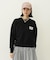 GINGHAM LOGO SHORT SWEAT TOP