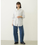 STRIPED SHIRRING SHIRT