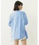STRIPED SHIRRING SHIRT